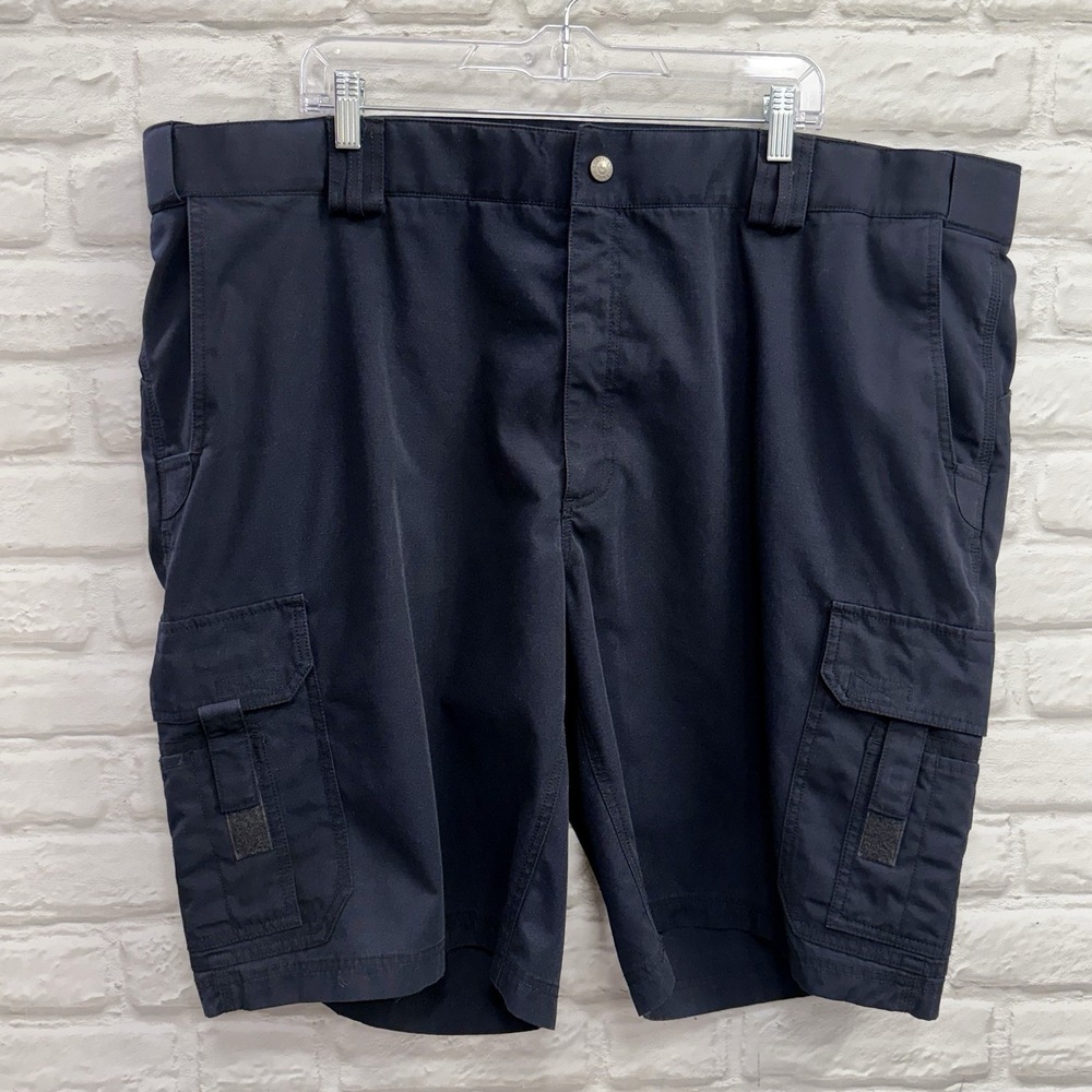 5.11 Tactical Cargo Shorts Mens Size 48 Navy Ripstop 10"Inseam Outdoor‎ Hiking